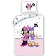 Dinsey Minnie Mouse Unicorno Set lenzuola, Copripiumino 140x200 letto singolo 100% cotone Biancheria da letto