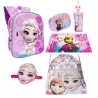 Frozen Elsa Disney 3D con Maschera Set 5 pezzi Zainetto Zaino 3D scuola asilo