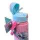 Disney Stitch 600ml Aluminum Bottle with Thermal Drinking Straw