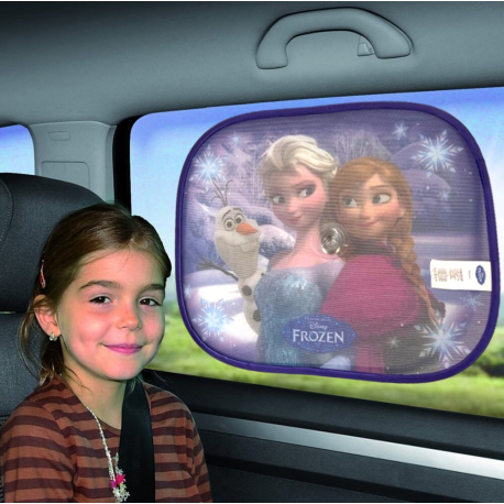 Frozen Anna Elsa Olaf set 2 Tendine Tende Parasole auto finestrino Bambini
