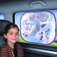 Frozen Anna Elsa Olaf set 2 Tendine Tende Parasole auto finestrino Bambini
