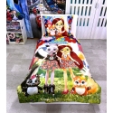 Enchantimals Bambola Set 2pezzi Letto Singolo Copripiumino Federa Cotone Reversibile