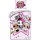 Disney Minnie Mouse Beautiful Set 2 pezzi Letto Singolo Copripiumino Federa Cotone Reversibile
