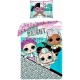 LOL Surprise Set 2 pezzi Letto Singolo Copripiumino Federa Cotone Reversibile
