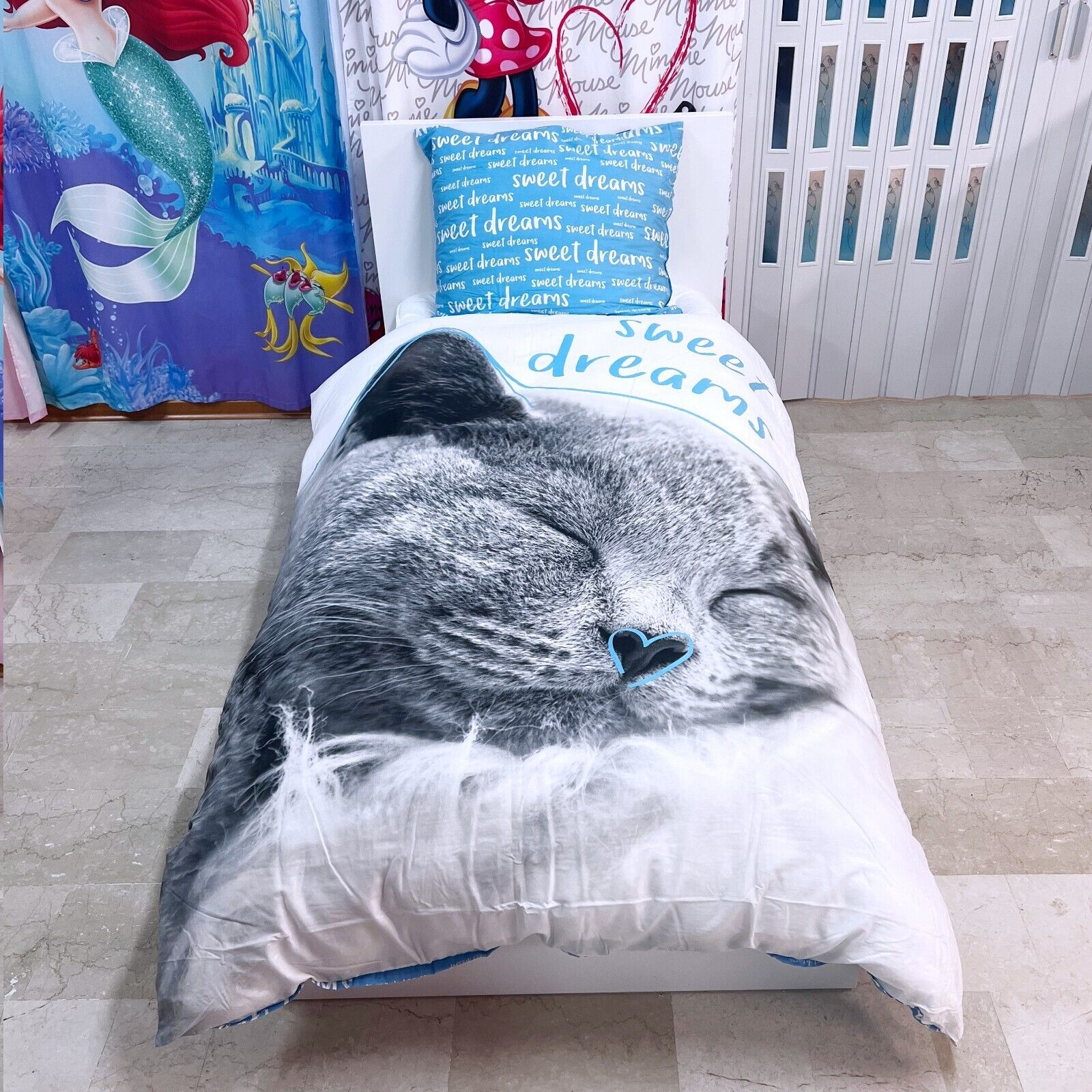 Decroom Set copripiumino per letto king size leggero con 2 federe – Set da 3 pezzi – Trapuntato alternativo/piumino per tutte le stagioni – Bianco – King Size