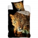 Tigre Leopardo Set 2 pezzi Letto Singolo Copripiumino Federa Reversibile Cotone