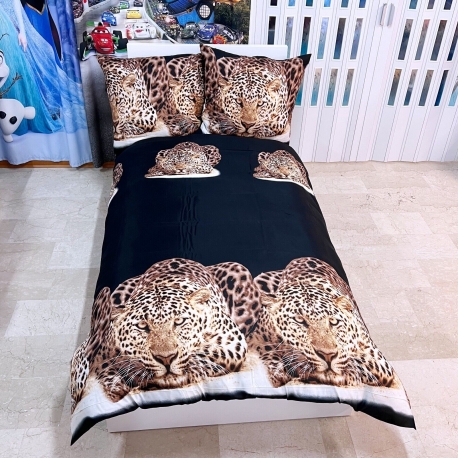 Husky Set 2pezzi Letto Singolo Copripiumino 160x200cm Due Federe Reversibile M.9