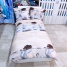 Tiger Set of 2 pieces for single bed duvet cover 160x200cm two pillowcases reversible M.2