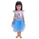 Disney Minnie Summer Dress Tulle Glitter Elegant Party Dress For Girls 4-9yrs