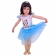 Disney Minnie Summer Dress Tulle Glitter Elegant Party Dress For Girls 4-9yrs