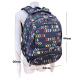 Flames Backpack Elementary School Medium Camping Boys Large 44x32x20cm