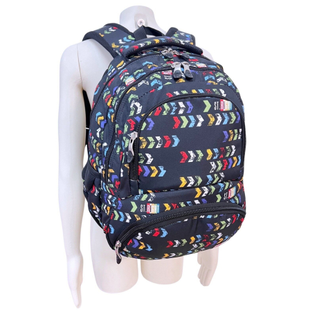 Flames Backpack Elementary School Medium Camping Boys Large 44x32x20cm