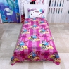 Princess Complete Top and Bottom Sheets with Pillowcase Corners for Single Cotton Bed
