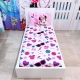 Minnie Completo Lenzuola Sopra e Sotto con Angoli Federa Letto Singolo Cotone