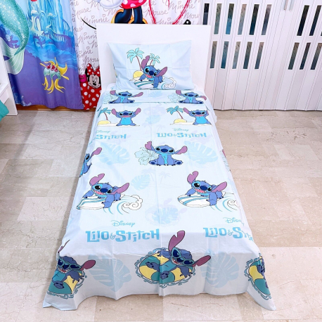 Minnie Complete Top and Bottom Sheets with Pillowcase Corners for Single Cotton Bed