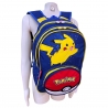 Pokemon Zaino Scuola Elementare Media Campeggio Ragazzo Grande 44x32x22cm