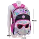 Footy Glasses Sequins Holographic Led Large Backpack Elementary School Little Girl