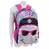 Smiley Zaino Scuola Elementare Tempo Libero Campeggio Ragazza Grande 46x34x22cm