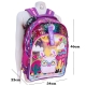 Smiley Zaino Scuola Elementare Tempo Libero Campeggio Ragazza Grande 46x34x22cm