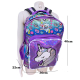 Unicorn Zaino Scuola Elementare Tempo Libero Campeggio Ragazza Grande 46x34x20cm