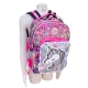 Purple Unicorn Backpack Elementary School Leisure Camping Girl 40x30x22cm