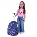 ST.Right Gatto Pigro Zaino Trolley Grande Scuola Elementare Media Ragazza Bambina