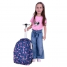 ST.Right Gatto Pigro Zaino Trolley Grande Scuola Elementare Media Ragazza Bambina