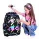 ST.Right Virtual Heart Large Trolley Backpack 30 liters Elementary Middle School Girl