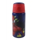 Spiderman 600ml Aluminum Bottle with Thermal Drinking Straw