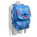 Disney Stitch Large Expandable Backpack 45x30cm Elementary School Boy Girl