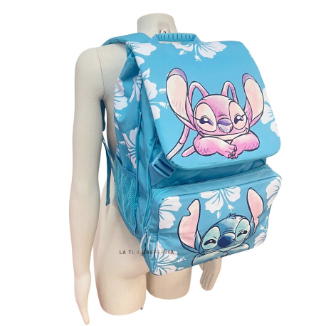 Disney Stitch Large Expandable Backpack 45x30cm Elementary School Boy Girl