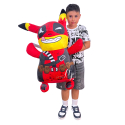 Bad Day Pikachu Deadchu 85cm Big Plush in Bad Version Pokemon