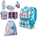 Stitch e Angel set 5- pezzi Zaino Estensibile Astuccio Scuola Elementare Bambina