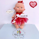 mod.34 NINES D'ONIL PEPOTES 28cm Bambola Profumata Mini Neonato con Ciuccio Gioco Collezione