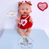 mod.37 NINES D'ONIL Pepotes PEPOTES 28cm Bambola Profumata Mini Neonato con Ciuccio Gioco Collezione