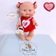 mod.37 NINES D'ONIL PEPOTES 28cm Bambola Profumata Mini Neonato con Ciuccio Gioco Collezione