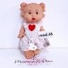 mod.46 Pepote PEPOTES 28cm Bambola Profumata Mini Reborn con Ciuccio