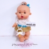 mod.49 Pepote PEPOTES 28cm Bambola Profumata Mini Reborn con Ciuccio