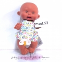 mod.53 Pepote PEPOTES 28cm Bambola Profumata Mini Reborn con Ciuccio