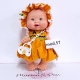 Special PEPOTES 28cm Mod.8 Bambola Profumata Mini Neonato New Collection
