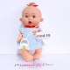 mod. 59 Pepote PEPOTES 28cm Bambola Profumata Mini Reborn con Ciuccio