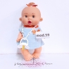 mod. 59 Pepote PEPOTES 28cm Bambola Profumata Mini Reborn con Ciuccio