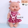 mod. 4 Pepote PEPOTES Bambola 28cm Profumata Apre Chiude Occhi Mini Reborn