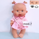 mod. 7 Pepote PEPOTES Bambola 28cm Profumata Apre Chiude Occhi Mini Reborn