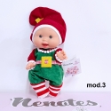 Natale mod. 3 Pepote PEPOTES 28cm Bambola Profumata Mini Reborn