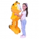 Garfield Cuore Peluche 100 cm Gigante XXL Gatto Pigro Originale Film " Una missione gustosa"