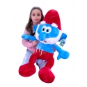 Grande Puffo 80 cm PUFFI Peluche Originale The Smurfs
