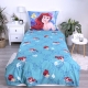Disney Ariel Sirenetta 3pezzi Set Letto Singolo COPRIPIUMINO + Federa + Lenzuola c/Angoli Cotone Biancheria Da Letto