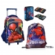 set Spiderman Backpack Trolley Large Elementary School