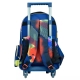 Spiderman Nero Set Zaino Trolley Grande Astuccio 2zip Scuola Elementare Bambino